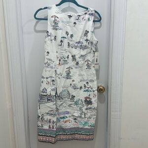 NWT vintage Chetta B printed dress size 6